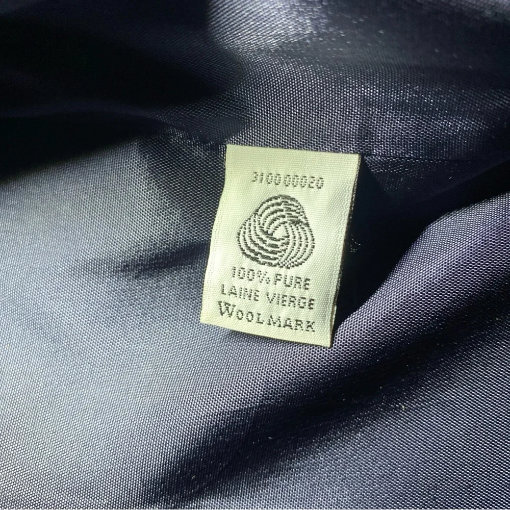 Vintage Pendleton Women’s 100% Virgin Wool Blue Blazer Lined Size 6 Jacket USA - Picture 4 of 7